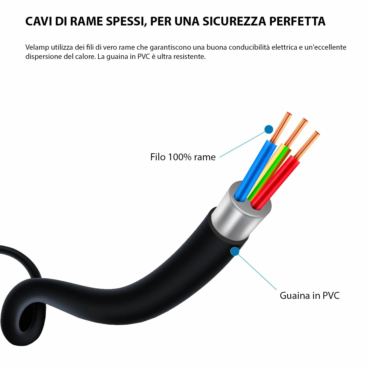 Velamp Przedłużacz Bębnowy, Czarny/Czerwony, 50 m