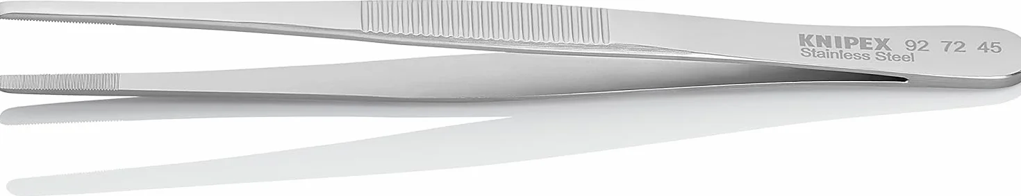 KNIPEX Pinceta uniwersalna matowe ryflowane 145 mm, 92 72 45