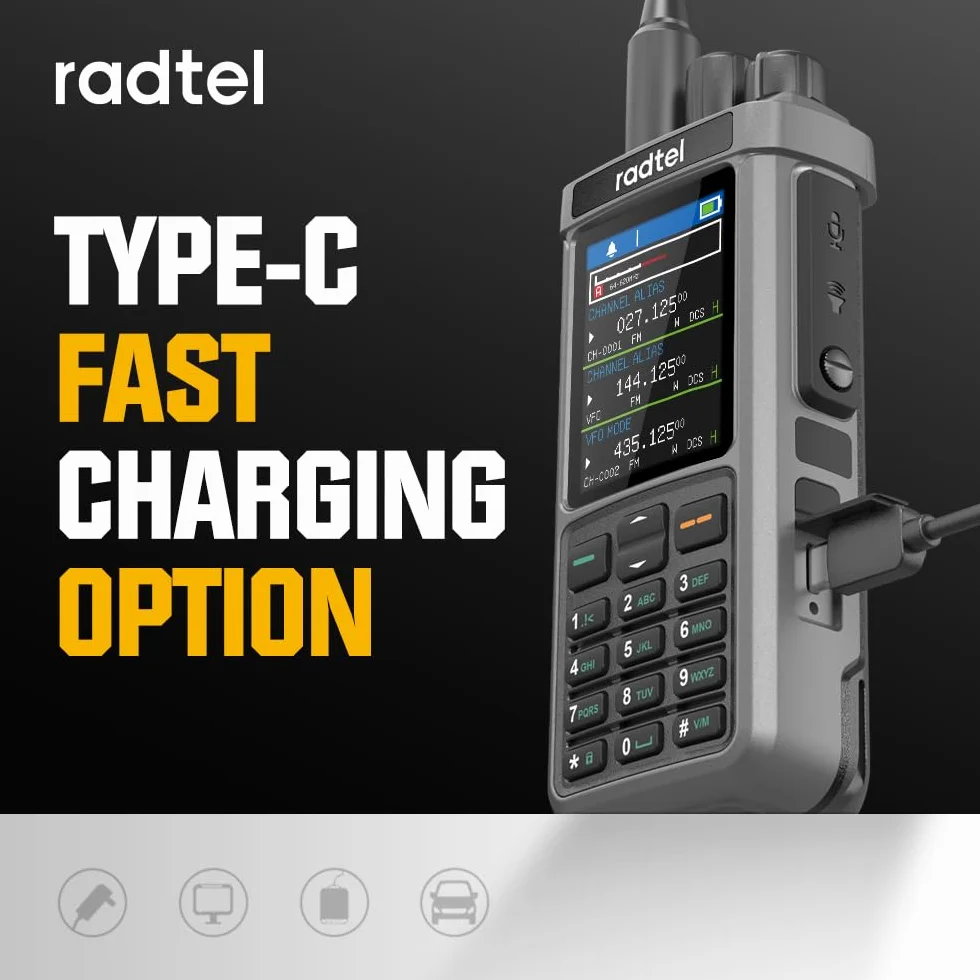 Radtel RT-880G GPS APRS Radio krótkofalowe 10W Walkie Talkie Przenośne radio CB 1024 kanały HF SSB Rx