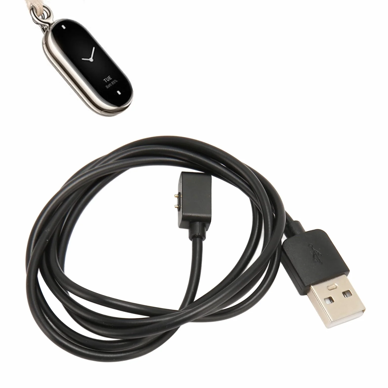 Kabel do ładowania USB do Smartwatch Adapter ładowarki USB do Mi Band 8 Band 8 NFC, Portsble Magnetic Szybki Kabel do ładowania Zamiennik do Podróży
