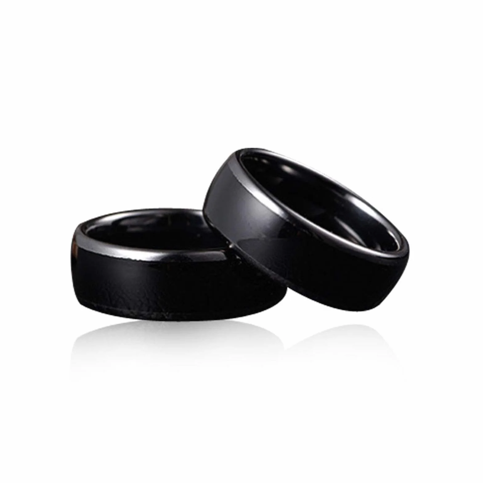 t5577 Chip RFID Czarny ceramiczny Inteligentny palec przepisać pierścień ID dla mężczyzn i kobiet do noszenia