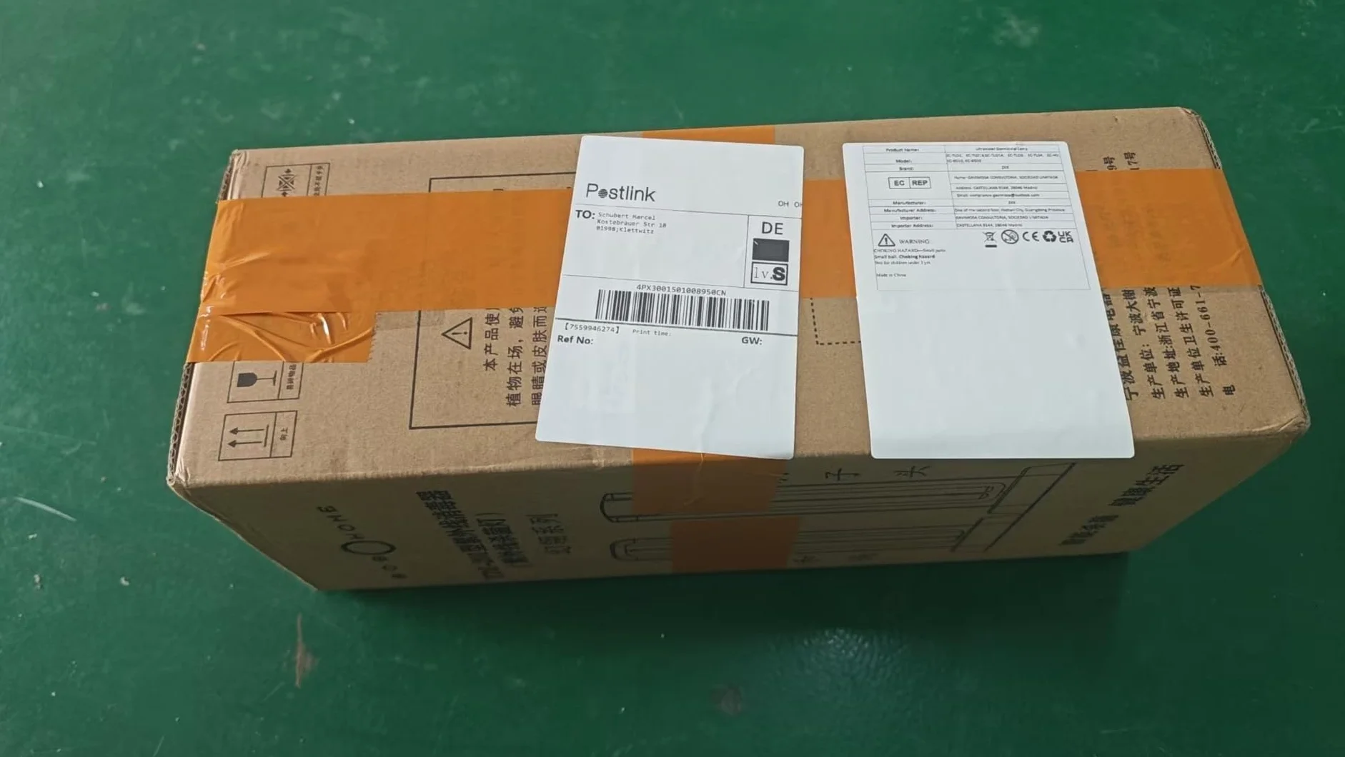 ZKX UVC lampa dezynfekująca pilot zdalnego sterowania, obrót o 180°, lampa sterylizująca UV 39 W, lampa bakteriobójcza, współczynnik działania antybakteryjnego 99%, oczyszczacz powietrza, pleśń, grypa