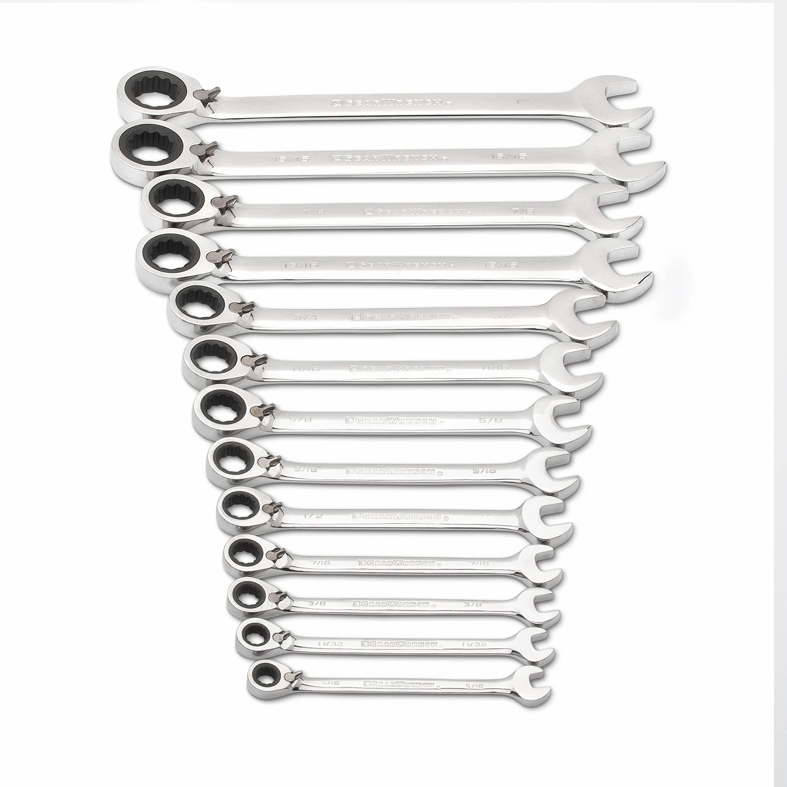 GearWrench 9509 13-szt. SAE odwracalny zestaw kluczy kombinacji