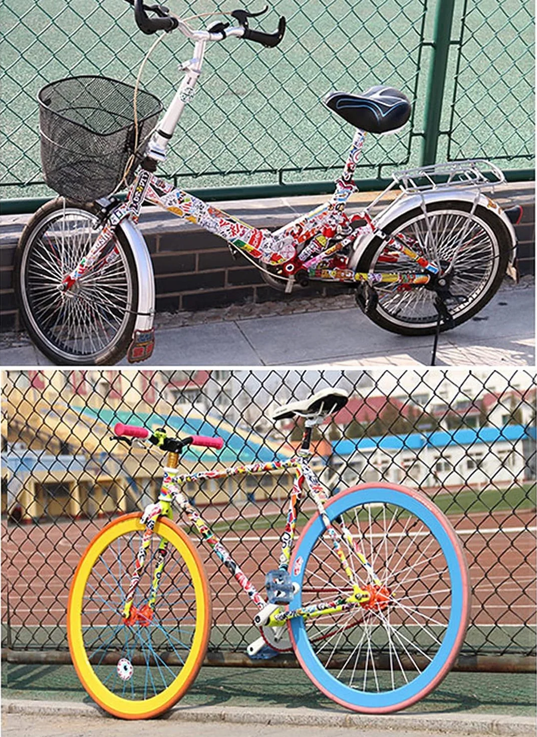 Willingood wodoodporne naklejki winylowe graffiti 100 sztuk na samochód rower motocykl