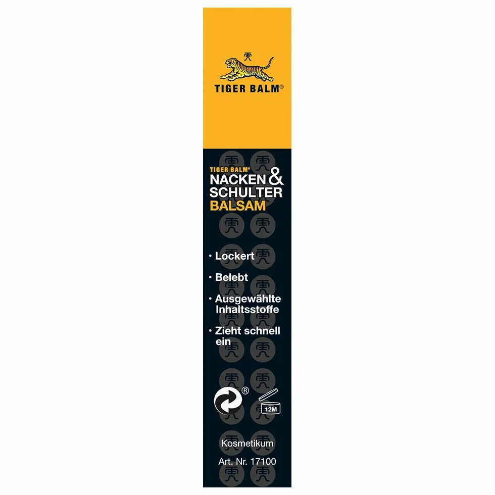 TIGER BALM Nacken & Schulter Balsam, 50 G Kremowa