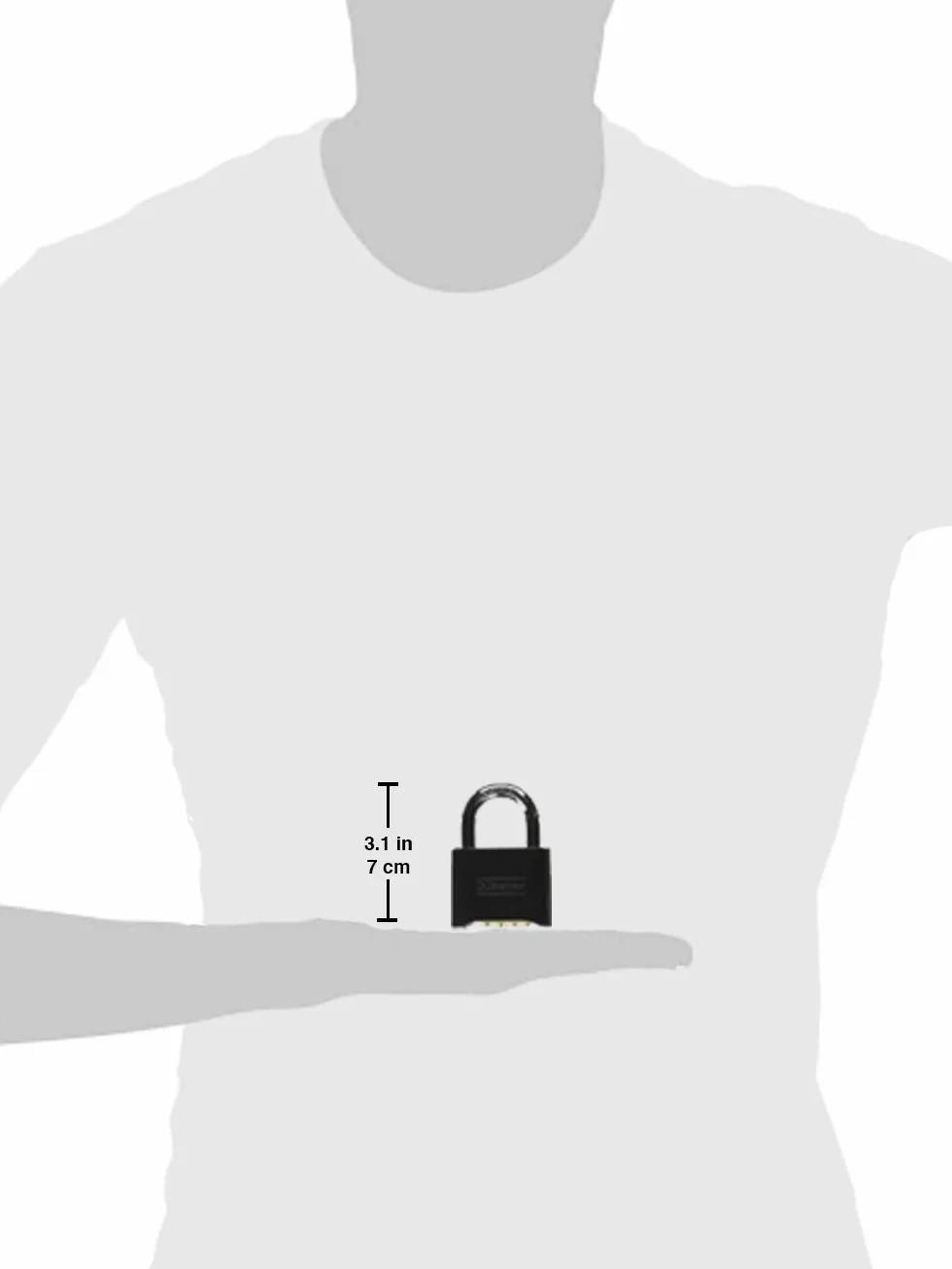 Master Lock 178D Ustaw własny zamek szyfrowy, czarny, 1 opakowanie