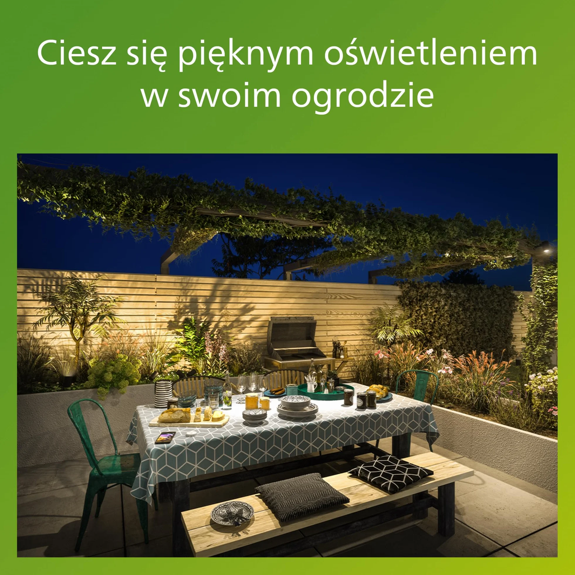 Philips LED Zewnętrzna lampa słupkowa Splay 12W, 4000 K, ochrona IP44, antracyt, 5-letnia gwarancja