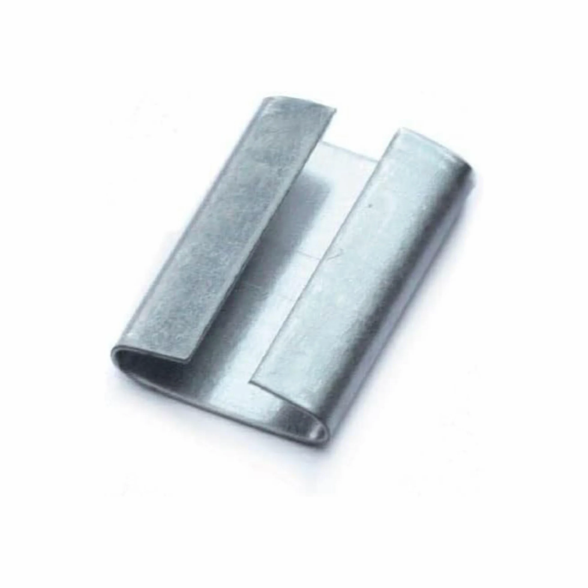 STECO - zaciski zamykające taśma stalowa – tuleje zamykające do taśmy stalowej do pakowania w kształcie litery C 13 x 27 mm ocynkowane uszczelki do stalowego paska sygnod tytanowy