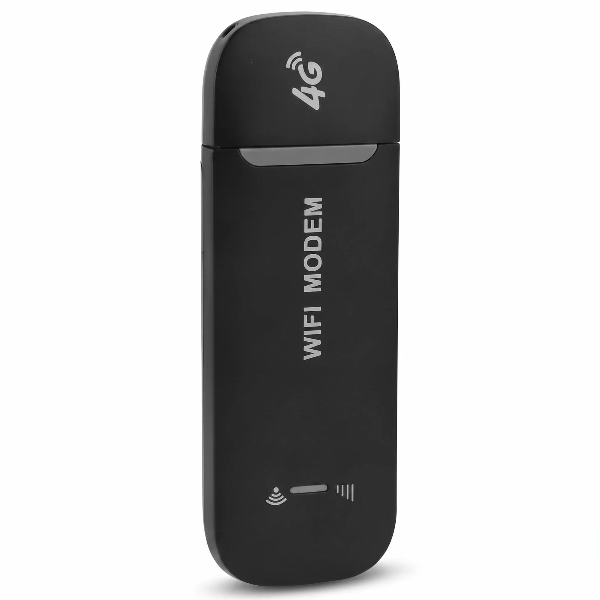 Zunate Hotspot USB 4G LTE, modem Wi-Fi, szybka karta sieciowa USB z gniazdem karty SIM, przenośne Wi-Fi typu Plug and Play do laptopa Komputer stacjonarny (czarny)