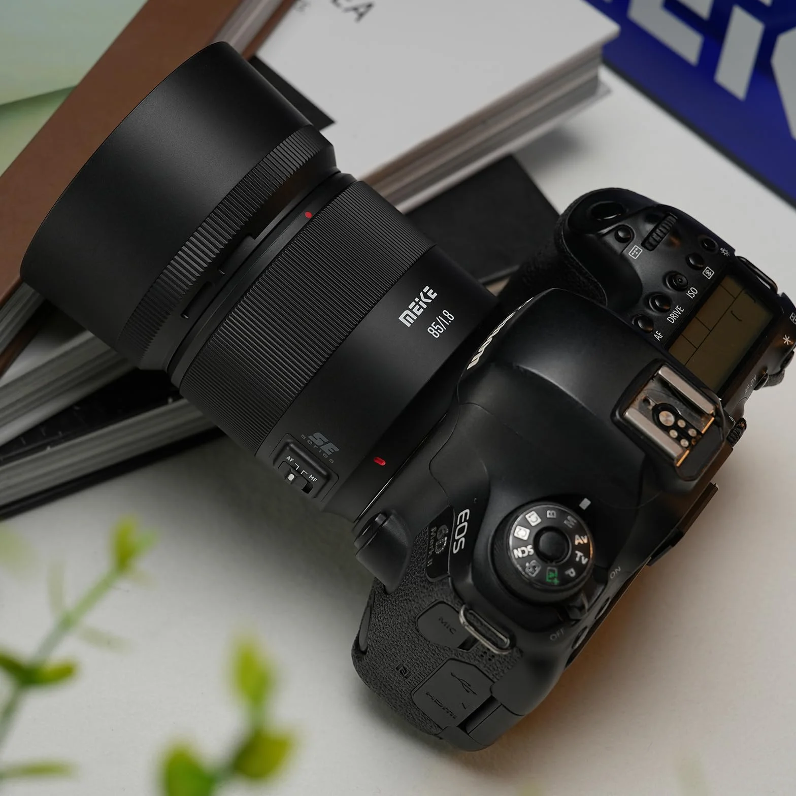 Meike 85 mm F1.8 SE Mark II STM AF pełna ramka średni teleobiektyw portret Canon EOS EF Mount 5D 6D