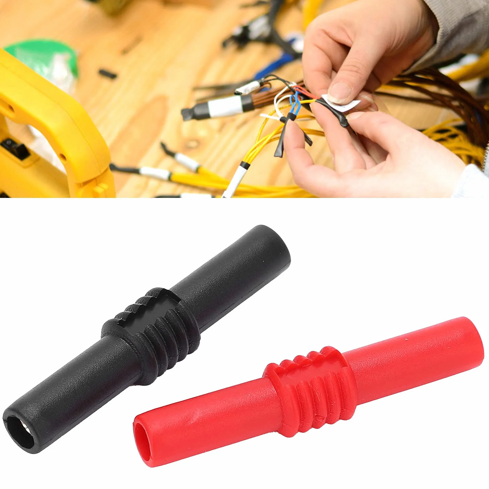 Wtyk Bananowy Adapter Przedłużający 4mm 10 szt. U22