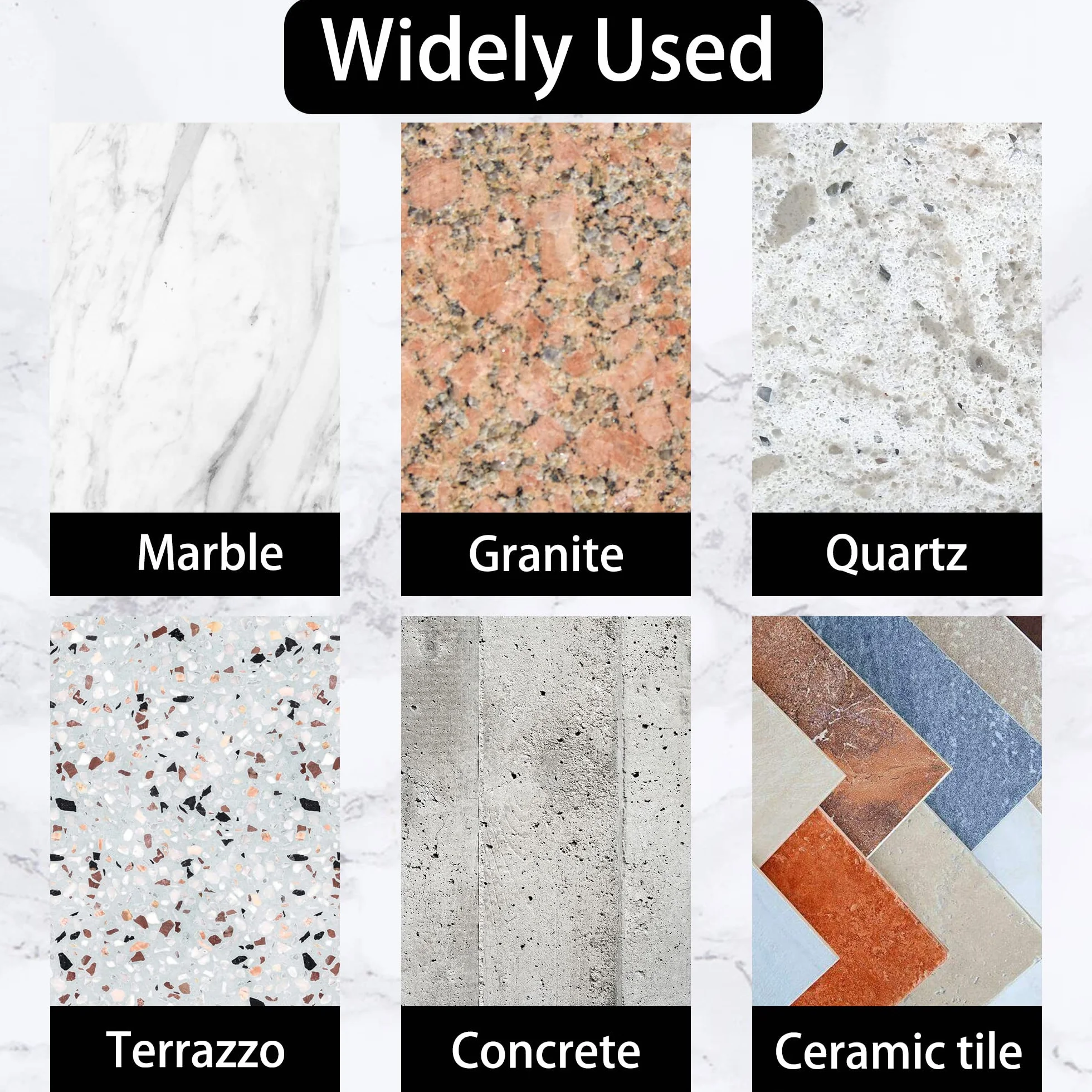 11 sztuk ściernic diamentowych na mokro, zestaw do polerowania granitu, kamienia, betonu, marmuru, 100 mm, diamentowe podkładki szlifierskie do polerek i szlifierek kątowych, mieszane ziarnistość 50