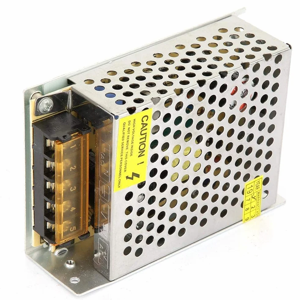 Zasilacz impulsowy 5V stałe napięcie DC zasilacz wyświetlacza 25W 5A transformator do oświetlenia LED