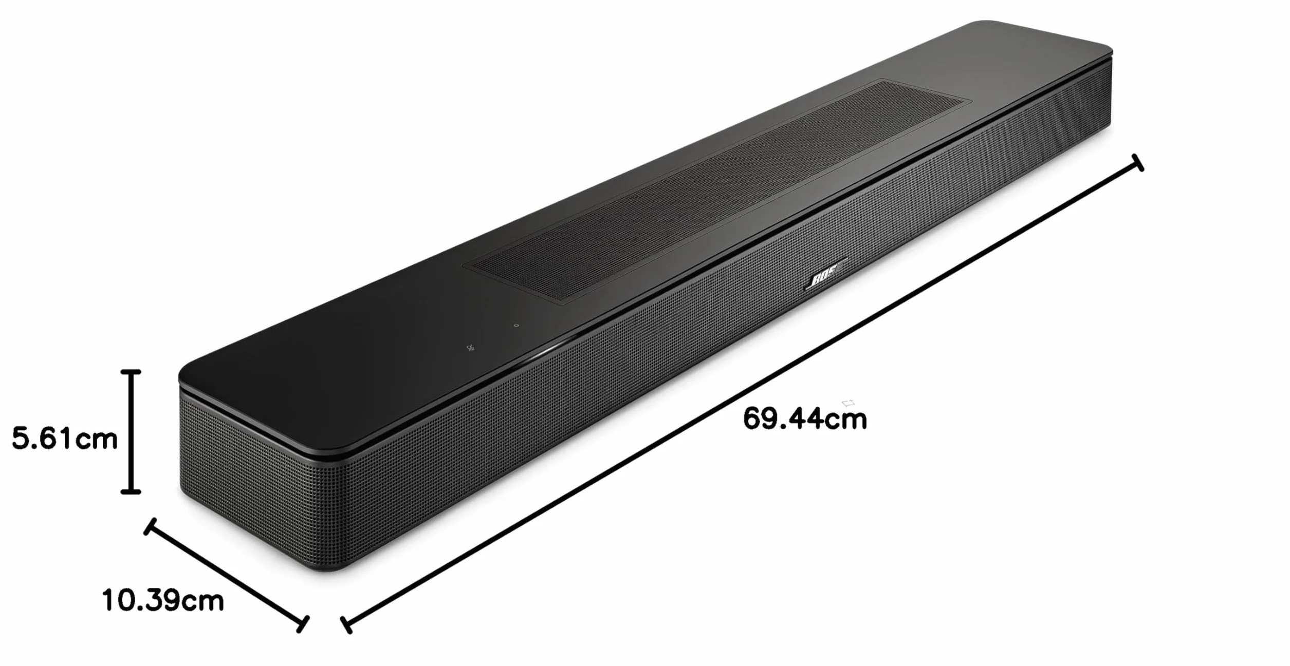 Bose Inteligentna listwa głośnikowa Dolby Atmos Bluetooth sterowana głosem z Amazon Alexa Works With Google Assistant Czarna