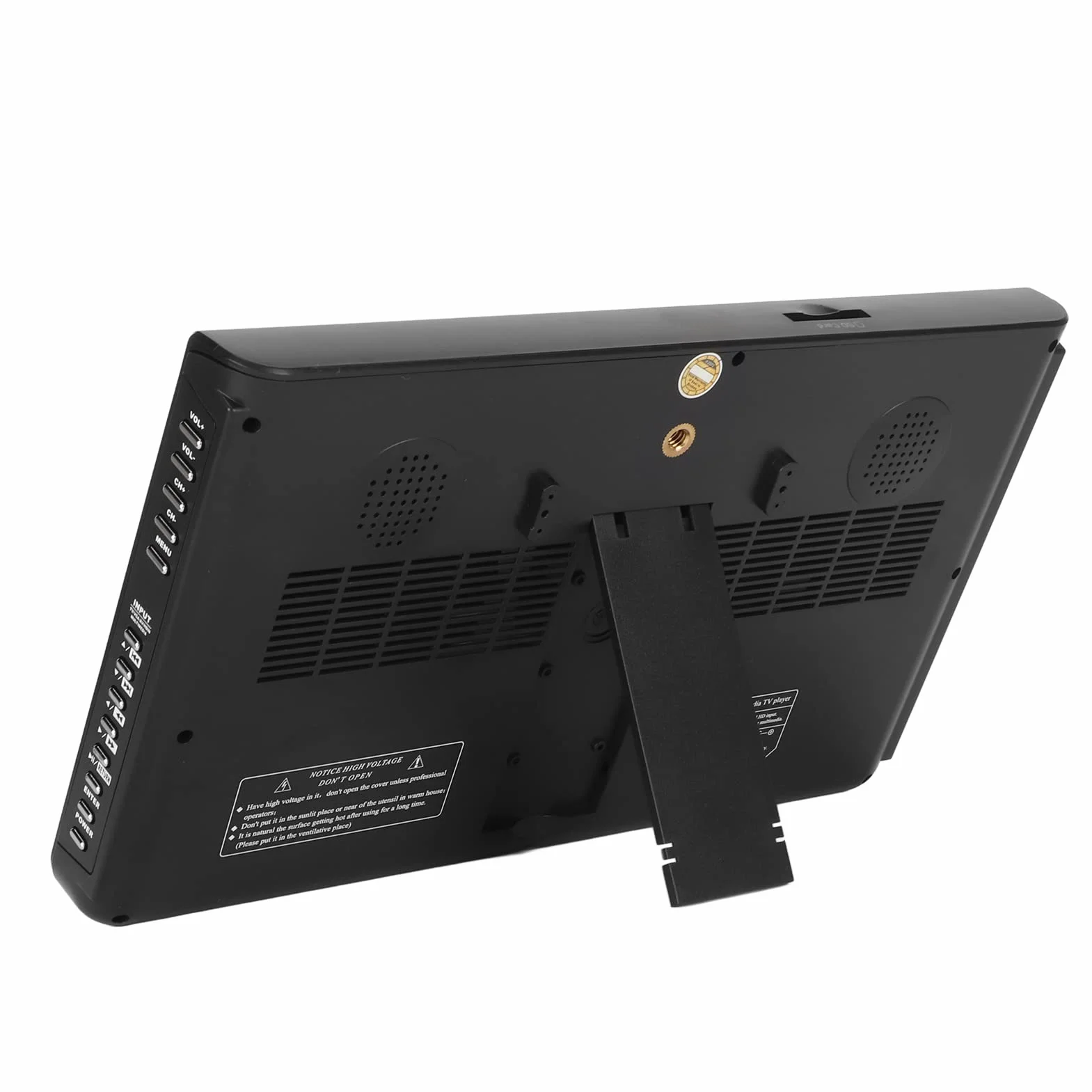 Przenośny Telewizor LED 10 Cali 1080P HD z Anteną na Kemping, USB AV HDMI SD, Akumulator, PVR