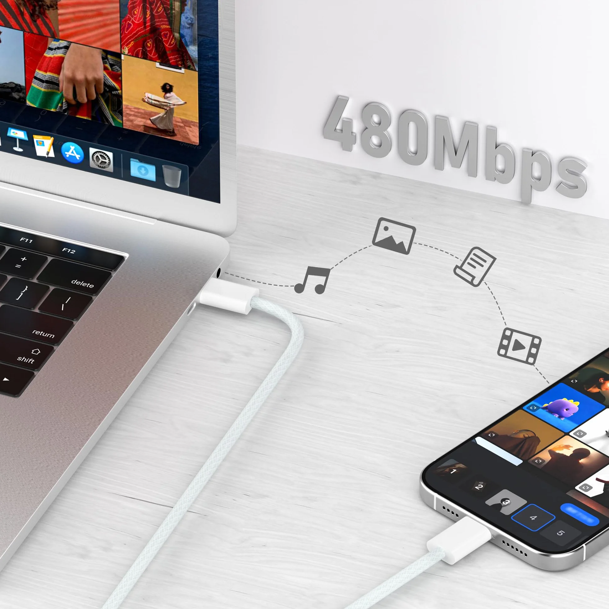 YISH 45W Ładowarka USB C GaN Szybka Ładowarka: Zasilacz USB C Fast Chargers USB C PD3.0 kompatybilny z iPhone 17 16 15 Galaxy S25 S24 Szybka Ładowarka Wtyczka USB-C (mit 1m Kabla Typu C 60W)