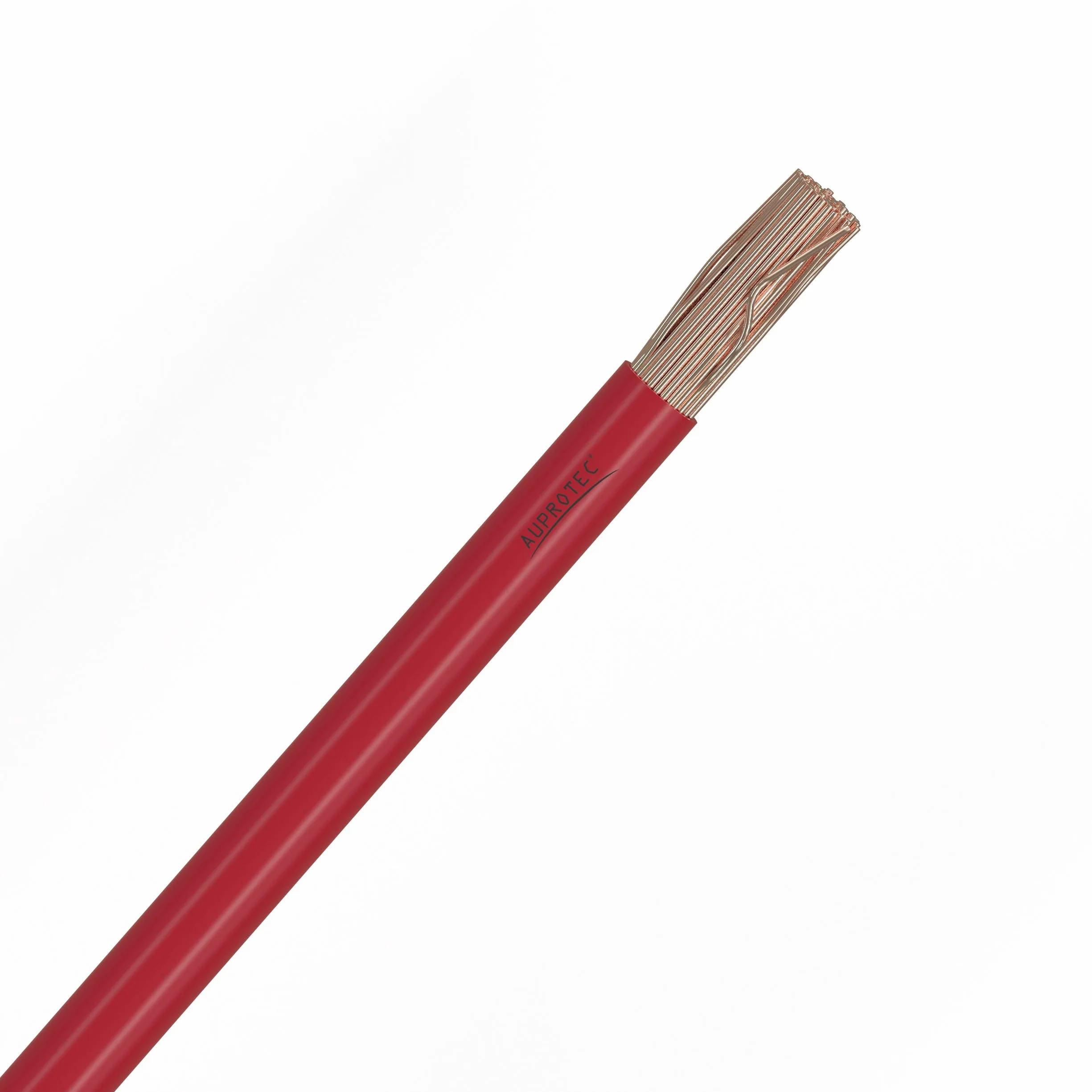 AUPROTEC Przewód samochodowy FLRY-B, 5 m, 6,0 mm², kabel samochodowy jako pierścień, kolor czerwony