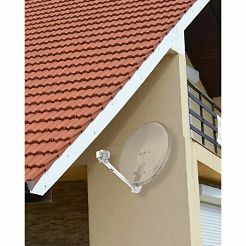 Antena Satellite 60 Easy 65 cm przezroczysta z uniwersalnym LNB zysk 34,6 dB współczynnik hałasu 0,3 dB