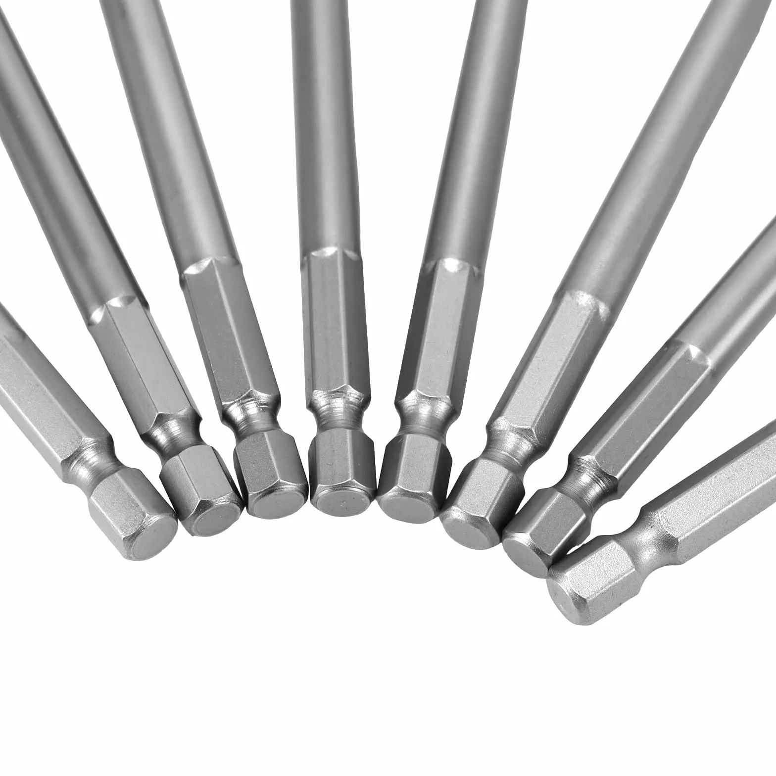 Zestaw 8 wierte? p?askich, 150 mm wiert?a do drewna z trzonkiem sze?ciok?tnym 1/4", Ø 6-32 mm, wiert?o ?opatkowe do obróbki drewna, stal w?glowa o wysokiej wytrzyma?o?ci