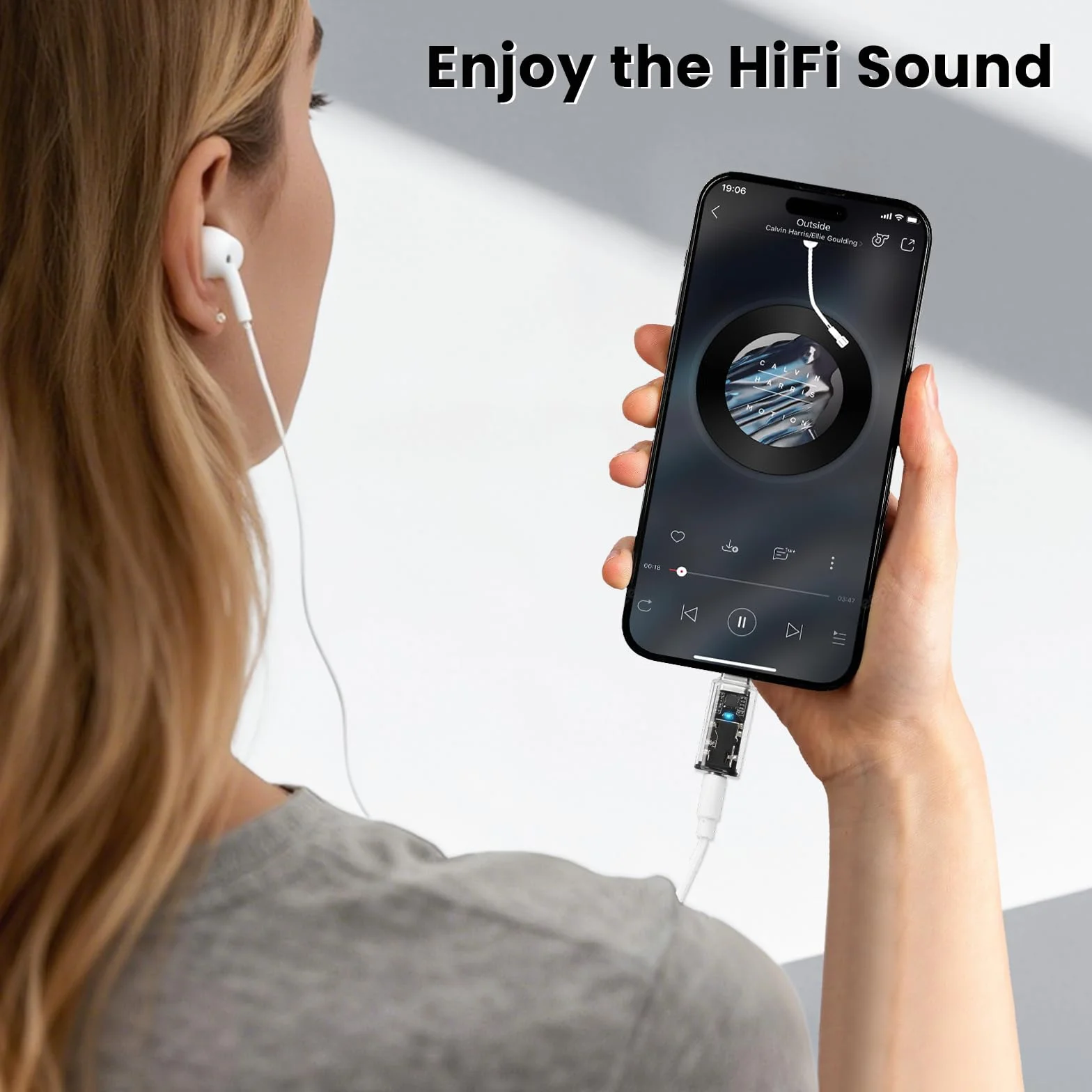 Wtyczka USB C na adapter audio 3,5 mm i konwerter USB-C na Lightning, szybkie ładowanie 35 W, transmisja danych 480 Mbit/s