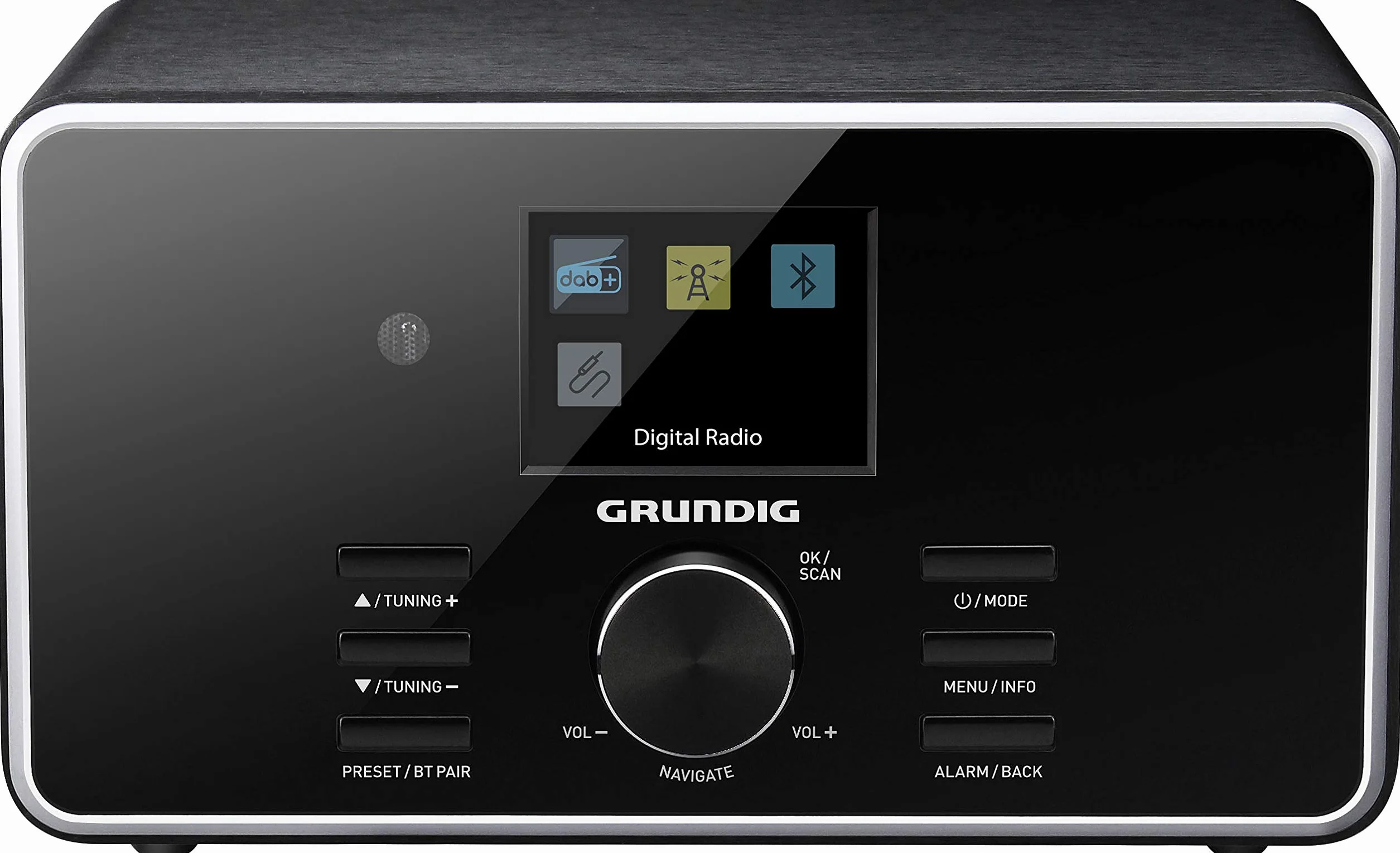 Grundig DTR 4500 Radio Cyfrowe Czarny