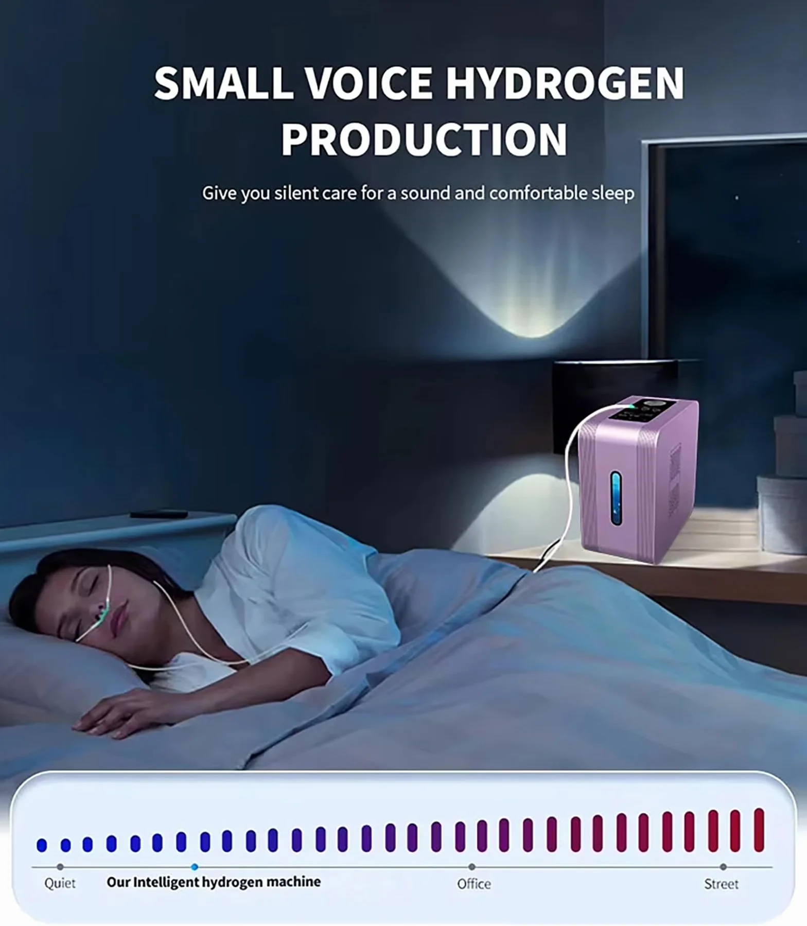 Przenośny Inhalator H2 Do Terapii Wodorowej, Inhalator Wodoru Cząsteczkowego, Urządzenie Do Inhalacji Wodorem, Inhalator Bogaty W Wodór, Dla Zdrowia Układu Oddechowego 1800ml/min
