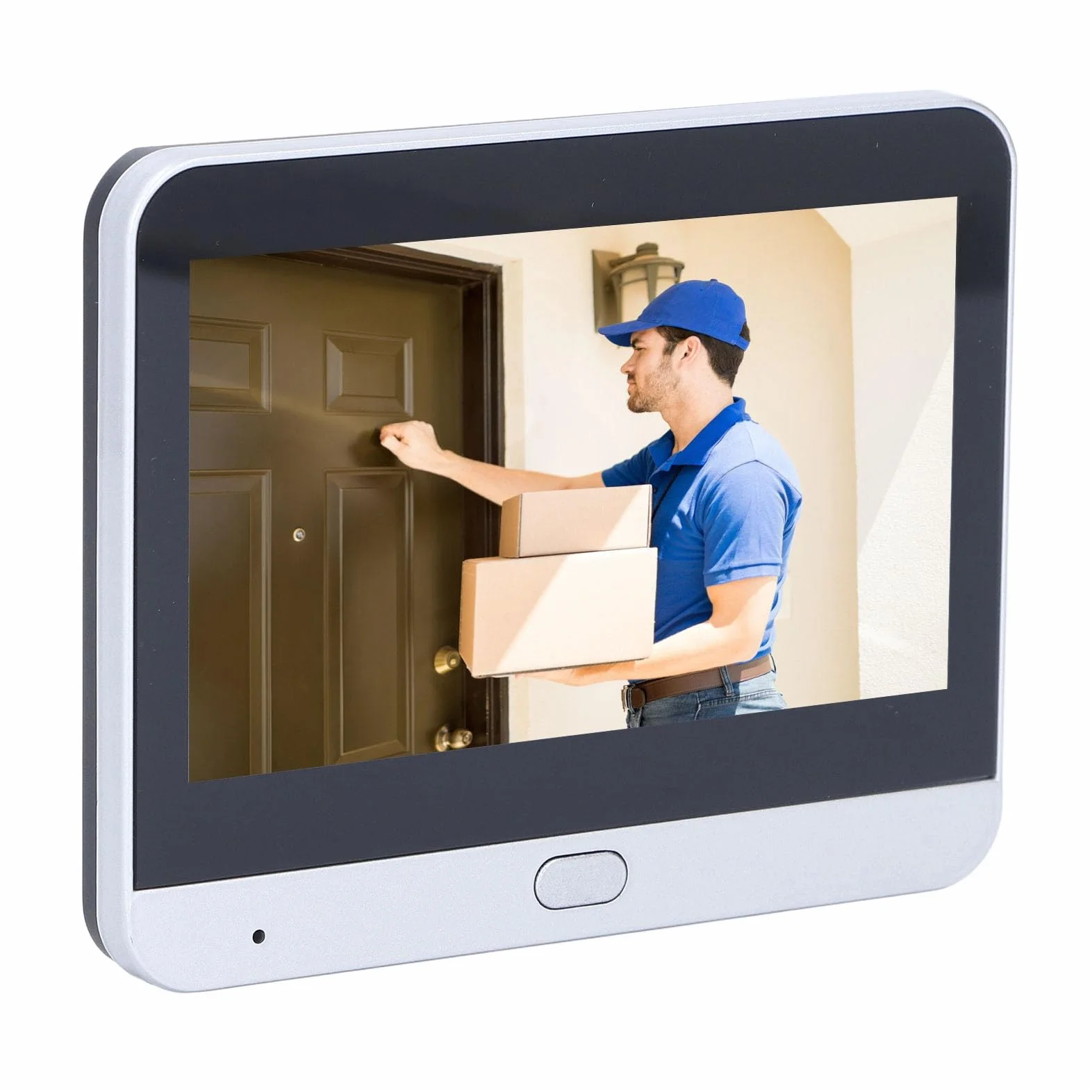 Dpofirs Kamera wizjer do drzwi z ekranem 4,3", 2 MP 1080p PIR, wykrywanie ruchu, noktowizor