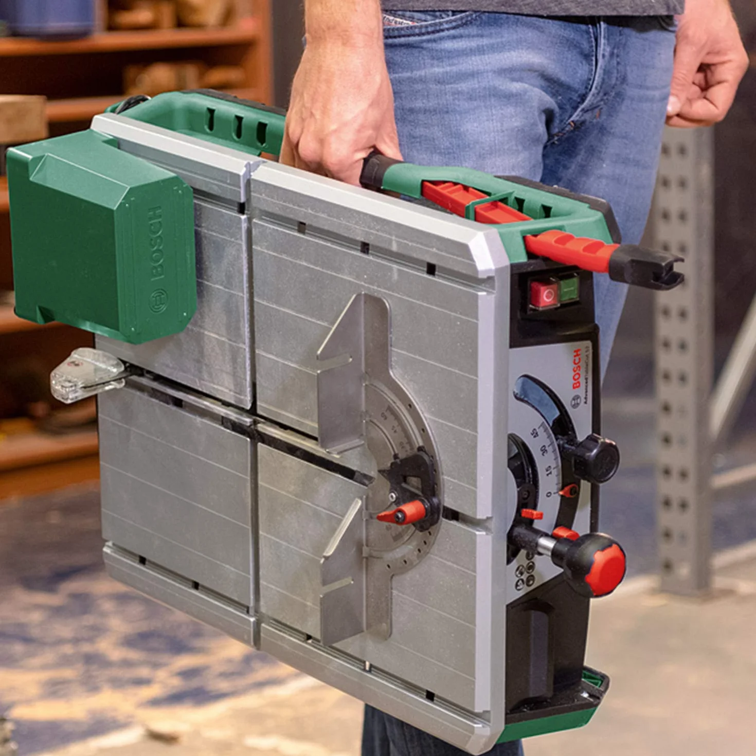 Bosch Home and Garden Piła stołowa AdvancedTableCut 52 (550 W, NanoBlade Wood Basic 65, 8,5 kg, w kartonie)