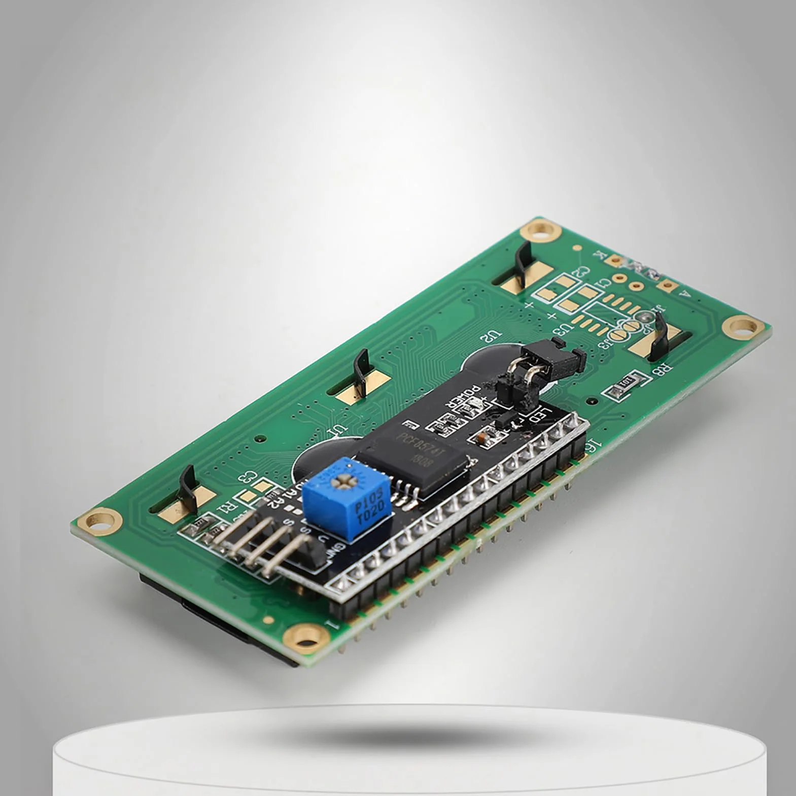 Moduł LCD 1602 I2C z Niebieskim Podświetleniem Adapter