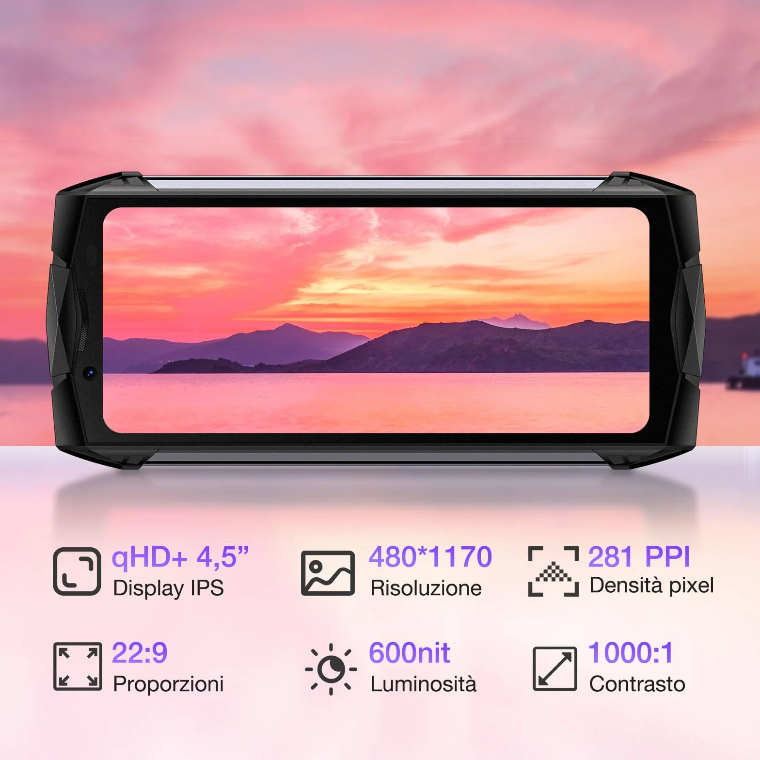 S Mini telefon komórkowy Android 13 Helio G99 15 GB + 256 GB 2TB 4,5" QHD+ aparat Dual IA 50 MP 3000 mAh NFC 4G Dual SIM Face ID srebrny