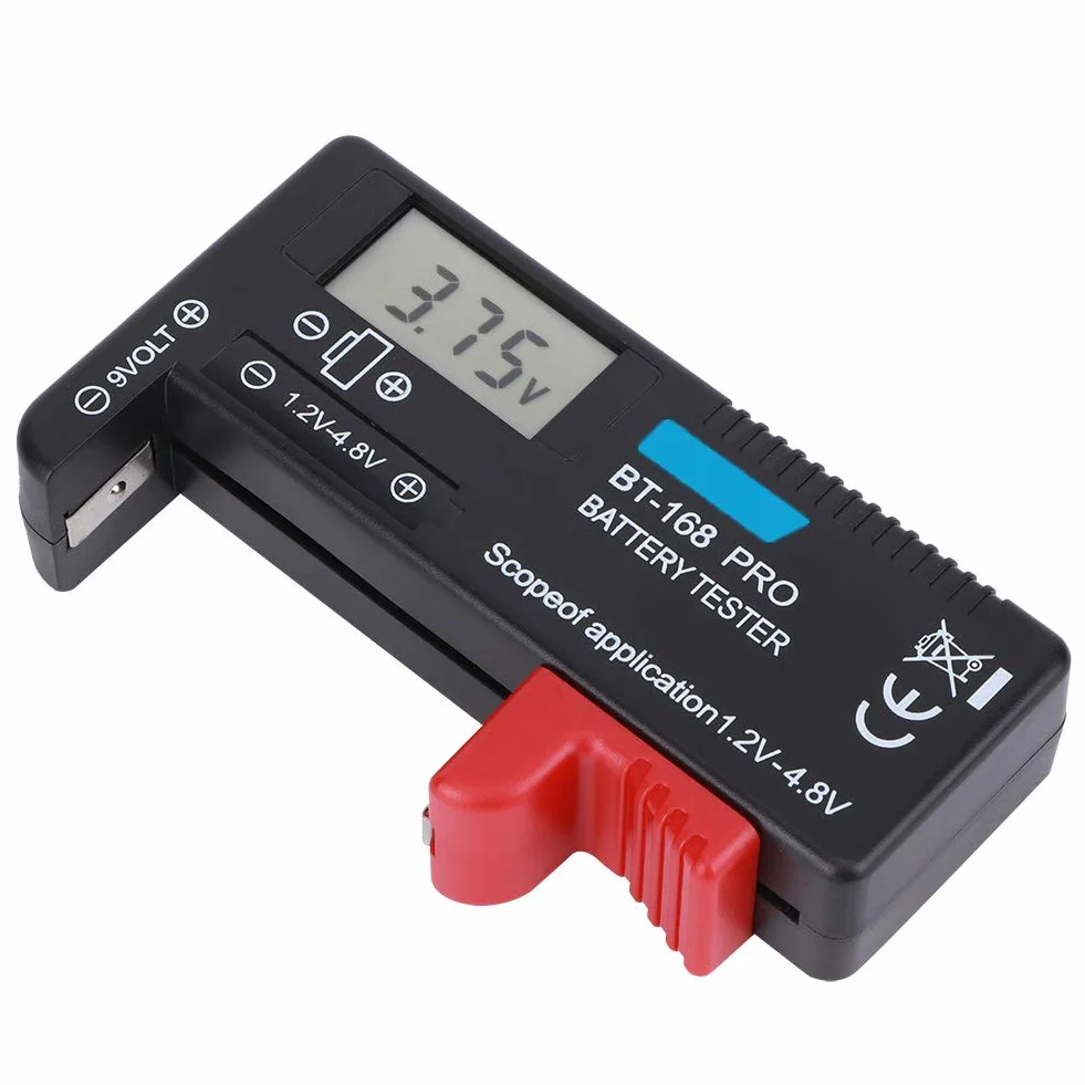 Cyfrowy tester baterii LCD BT 168Pro 1,2V 4,8V do AAA AA