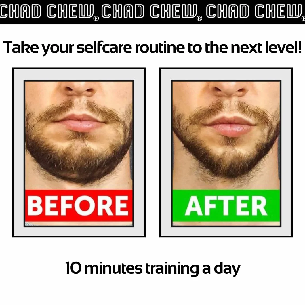 Jawline Trainer – przyrząd do treningu szczęk, przyrząd do usuwania podwójnego podbródka i karku, 6-częściowy zestaw Jaw Exerciser z planem treningowym, zoptymalizowany trener z trzema