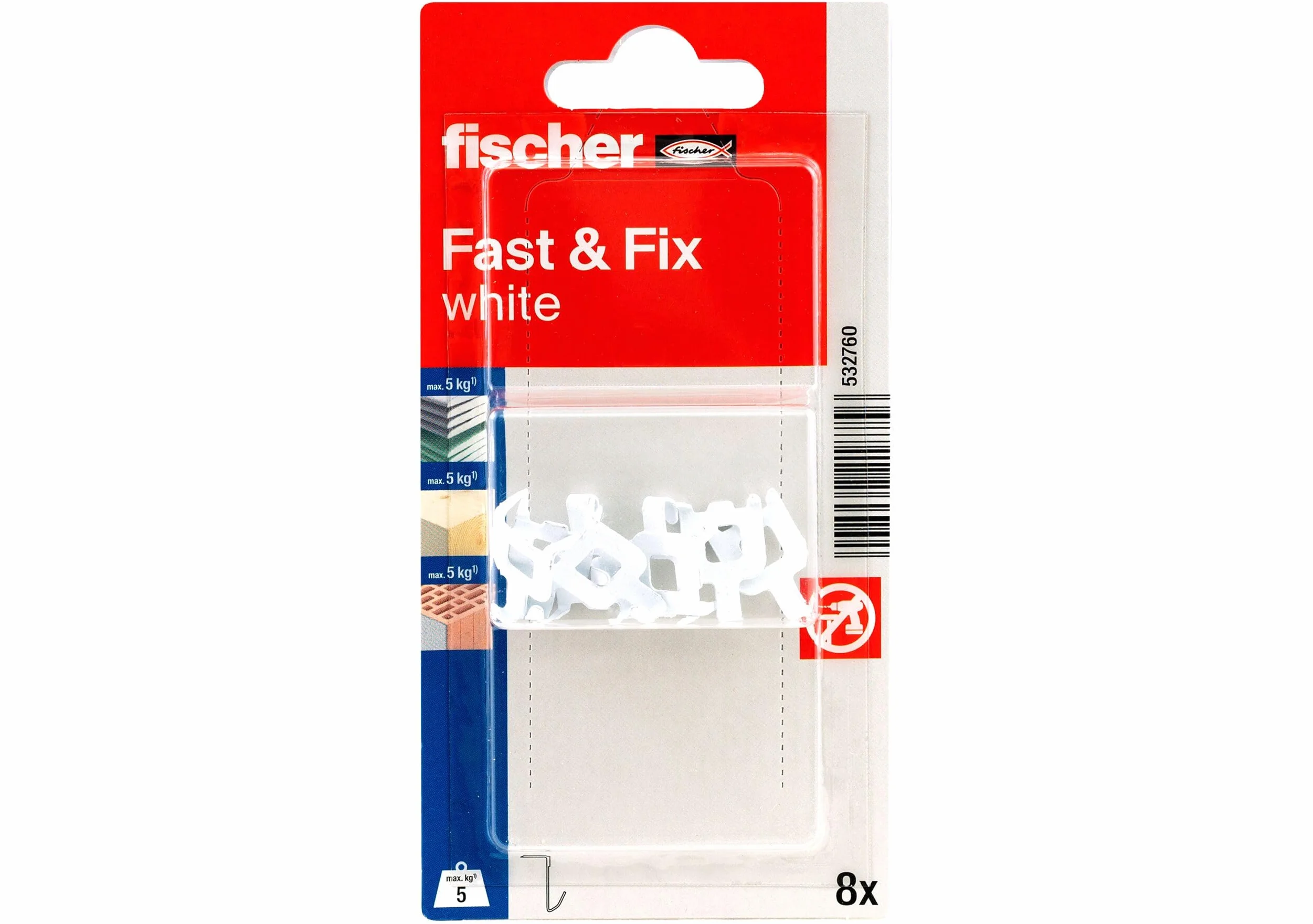 Fischer - Fast&Fix biały