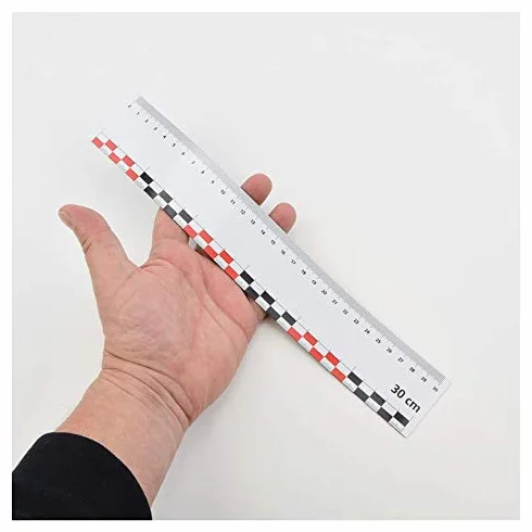 Magnetyczna linijka pomiarowa dla ekspertów, ekspertów samochodowych, prezentacji, linijka (1, 300 mm)