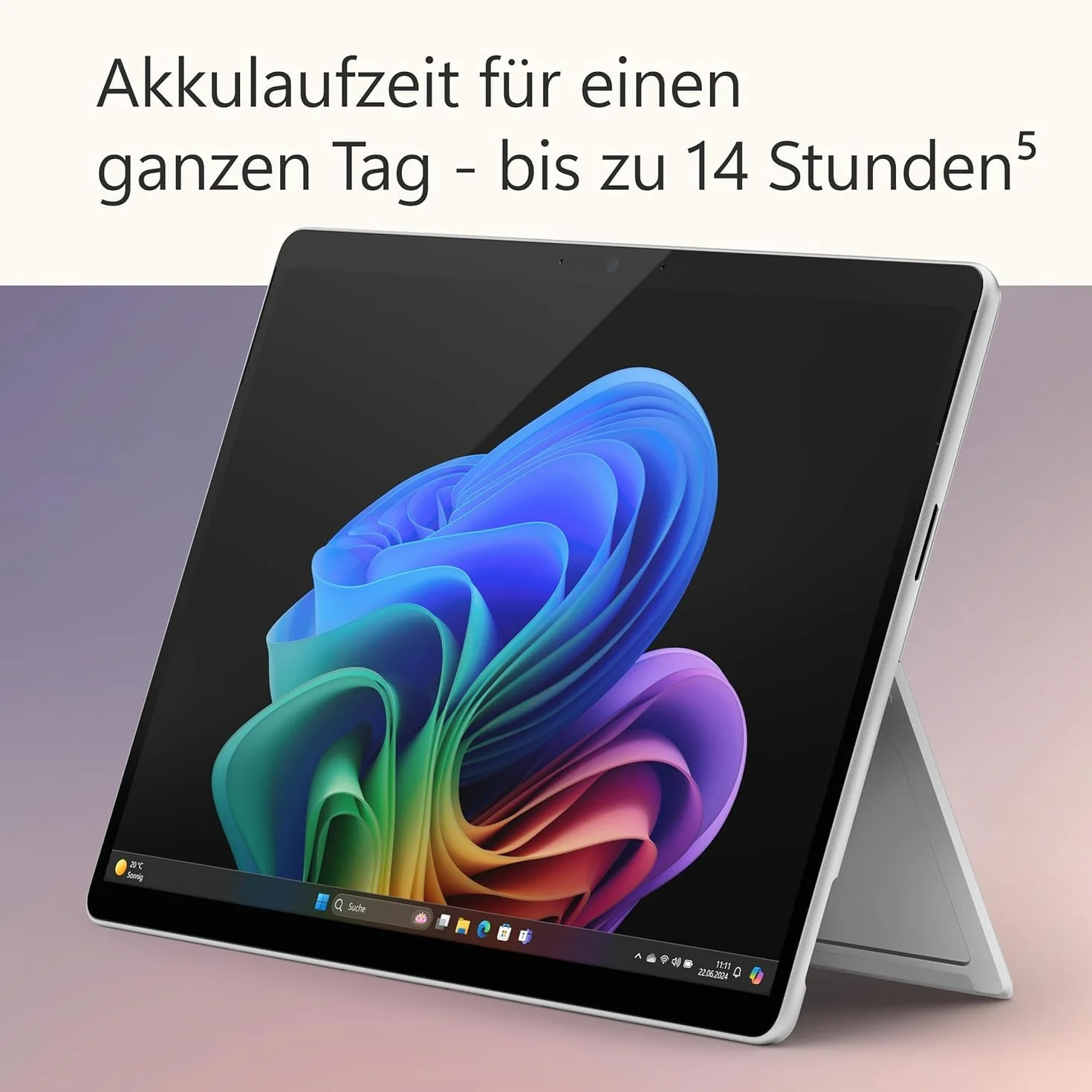 Microsoft Surface Pro 11. edycja Copilot+ PC Ekran dotykowy 13" Snapdragon X Plus 16 GB RAM 256 GB SSD Windows 11 Home Platyna