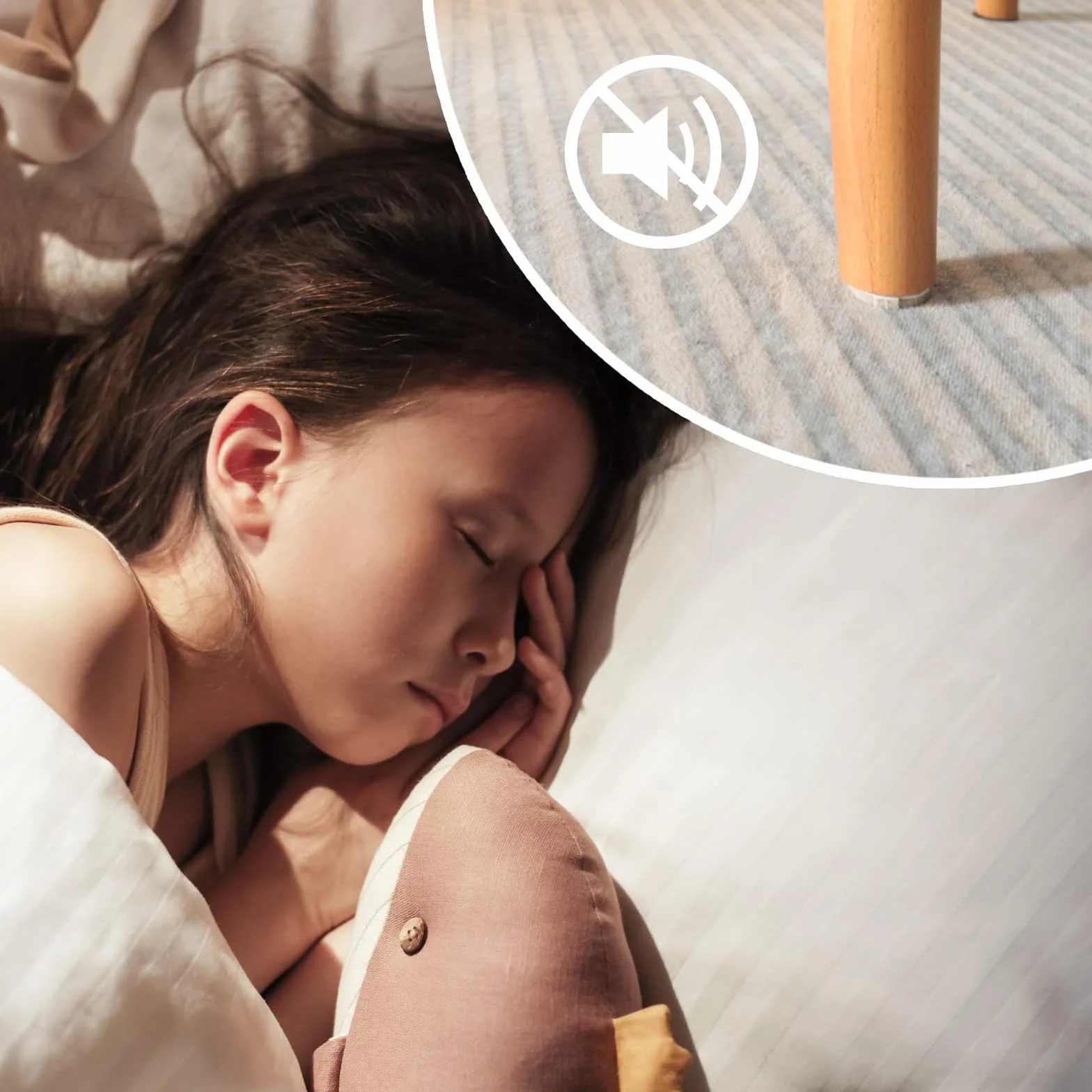 48 sztuk podkładki filcowe samoprzylepne 30mm podkładki filcowe na krzesła, podkładki pod meble 5mm grubości na nogi meblowe, nogi krzeseł, do ochrony podłóg z twardego drewna (Beige, 30mm)