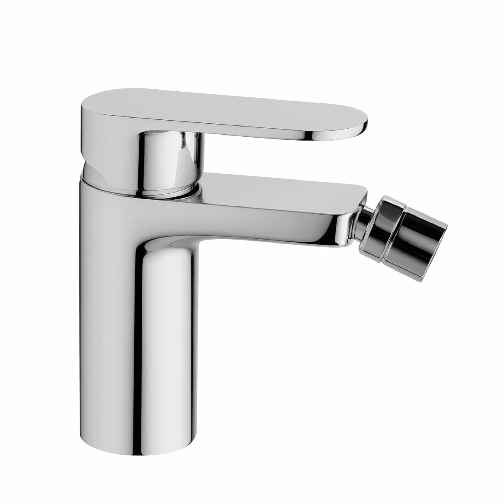 Bidet Łazienka bateria jednootworowa z automatycznym odpływem 1"1/4 Nowoczesny styl | Bateria mieszająca ciepłej i zimnej wody | mosiądz chromowany | Przyłącze 3/8 | Kompletny zestaw łatwy montaż