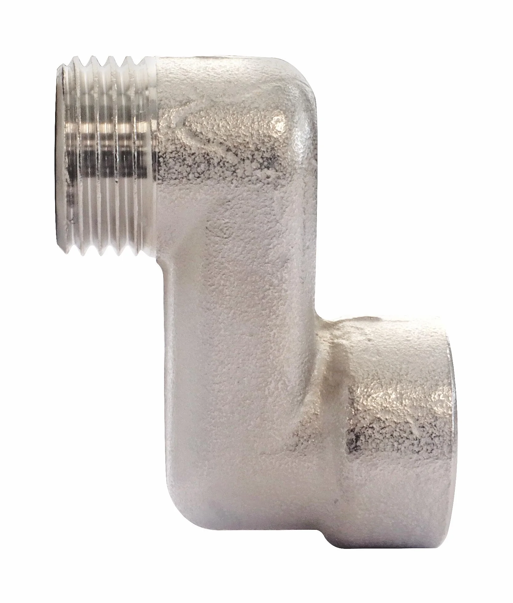 SOMATHERM FOR YOU - Złączka offsetowa 30 mm MF 1/2" (15x21) z mosiądzu niklowanego do grzejników, ułatwia montaż, kompensuje szczeliny, trwała i odporna na korozję