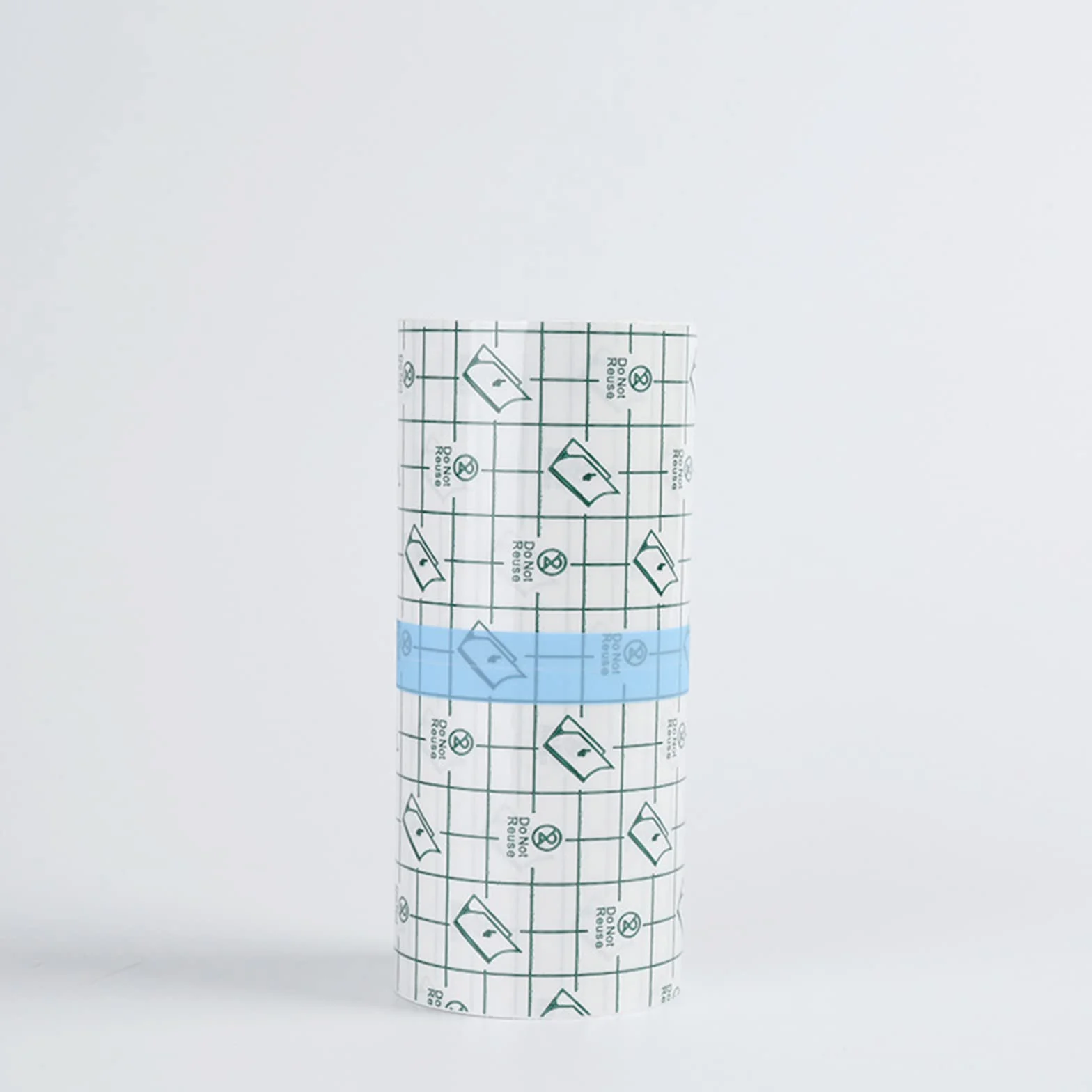 Przezroczysty bandaż wodoodporny plaster pod prysznic skompresowana folia bandażowa na rany antyalergiczny bandaż na szyję, plecy, ramiona, nadgarstki, uda, kolana (5 cm x 10 m)