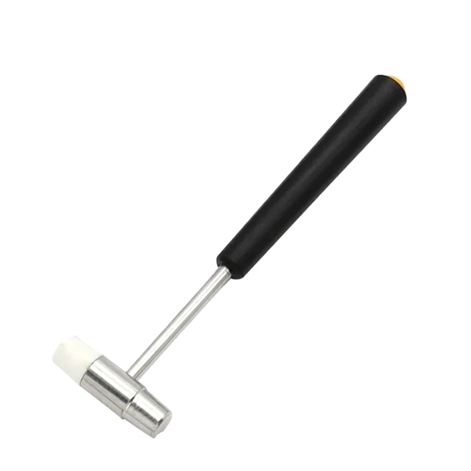 150/185/177mm Mini młotek do naprawy narzędzi metalowy gumowy z podwójną głowicą przenośny majsterkowania biżuteria zegarek narzędzie ręczne(Black 150mm)