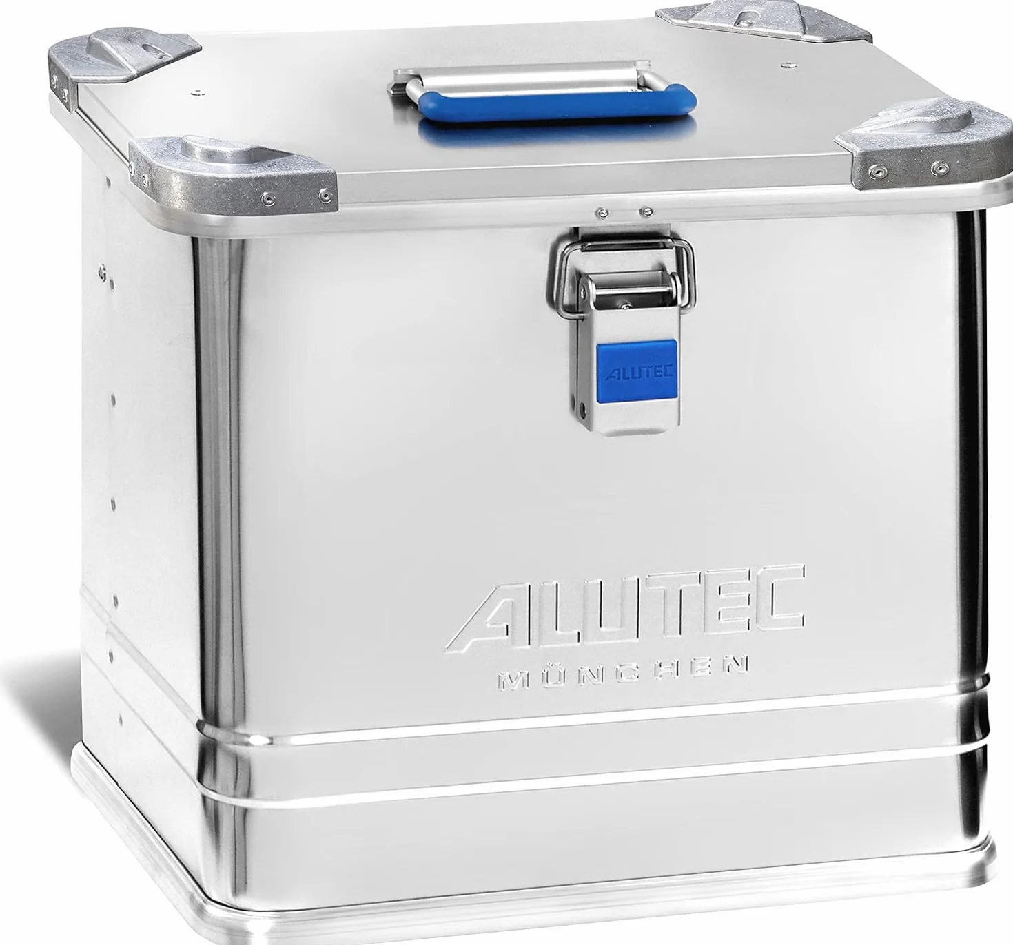 ALUTEC INDUSTRY 27 skrzynka aluminiowa (pojemność 27 l, wymiary wewnętrzne (dł. x szer. x wys.) 350 x 245 x 315 mm, ochrona przed kurzem i wodą rozbryzgową, skrzynka na narzędzia, skrzynka do