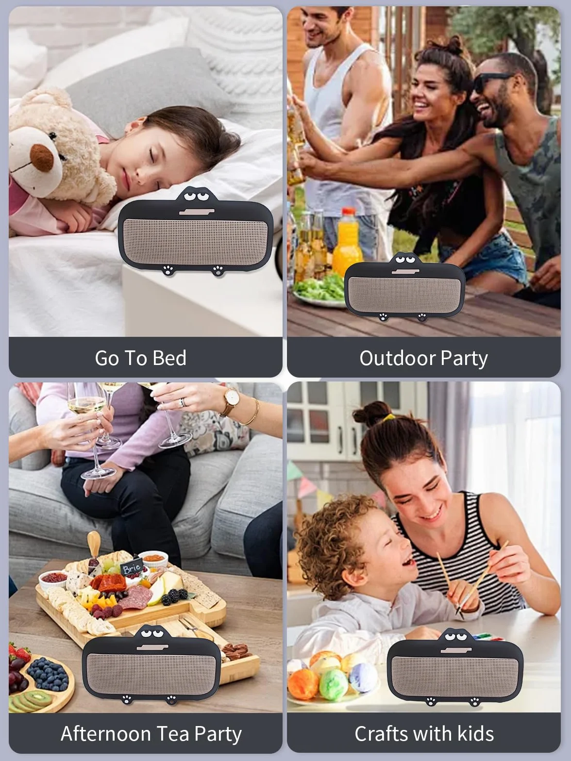 Silikonowe etui do głośnika Bluetooth Bose SoundLink Flex (2. generacji), antypoślizgowe, odporne na wstrząsy i stylowe, czarne