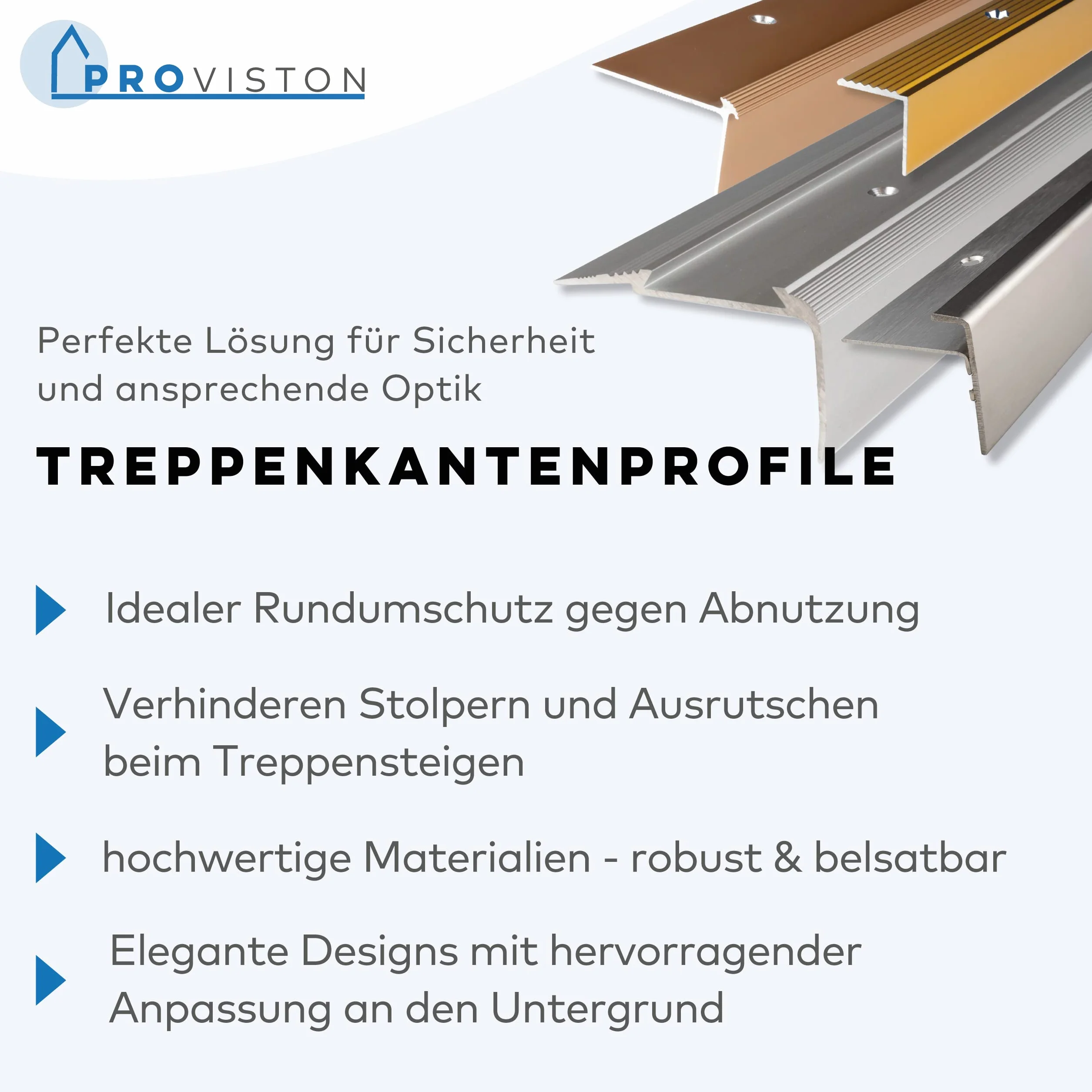 PROVISTON | krawędź schodów, aluminium | srebrny | szerokość 30 mm | wysokość 52 mm | długość 1000 mm | w poprzek | kąt schodowy | kąt schodowy | kątownik uniwersalny | 1 sztuka