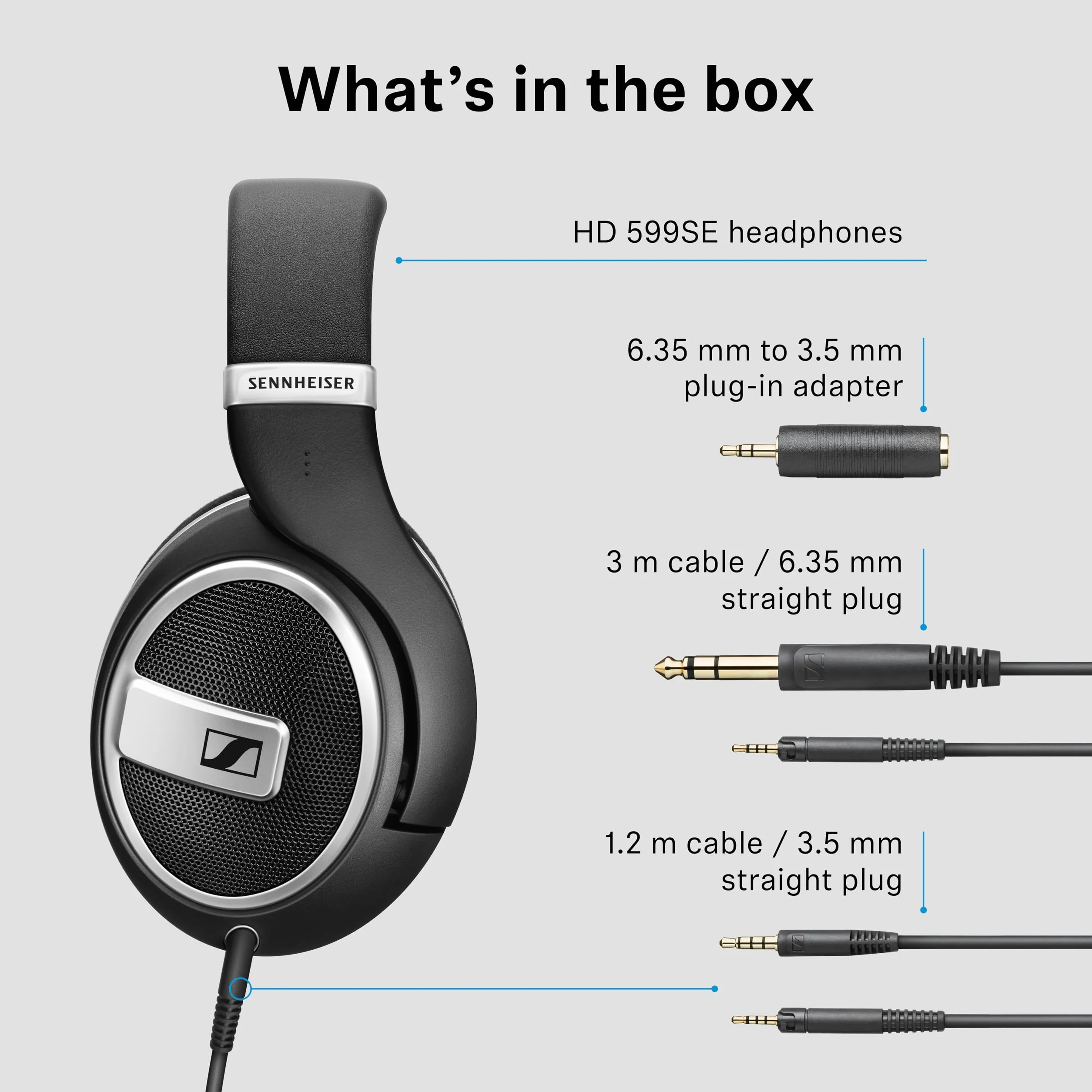 Sennheiser Słuchawki Nauszne 508697 Czarny Srebrny