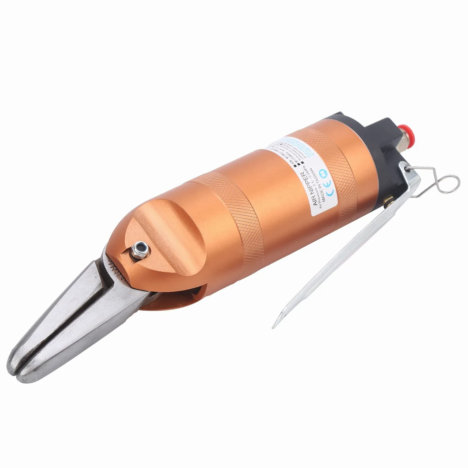 FTVOGUE Pneumatyczne Szczypce do Zaciskania Szczypce Powietrzne ze Stali Stopowej KP 773 0,5 do 0,6 Mpa 180 Razy Min Cięcia Drutu Miedzianego w Instrumentach Elektronicznych Prace Sprzętowe