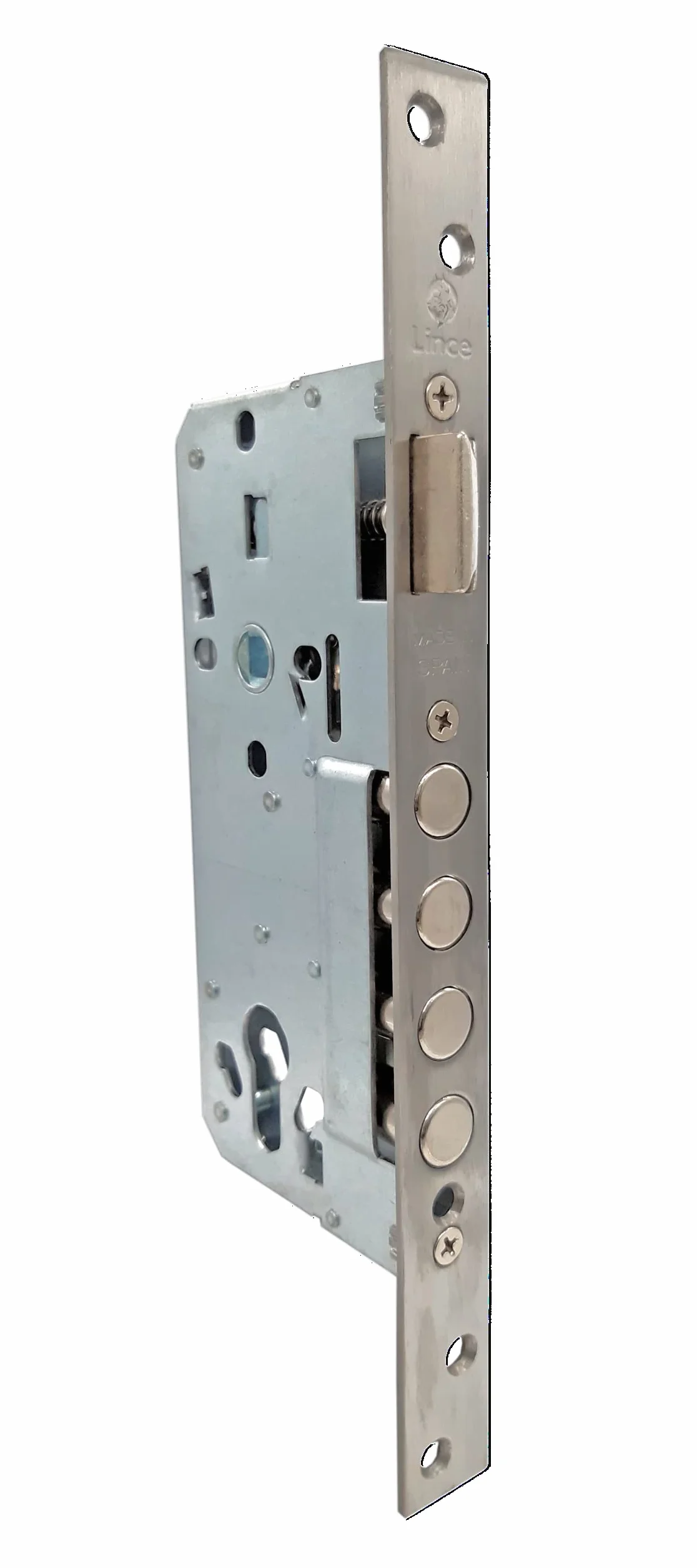 Lince Zamek ryglowy SEG drewno Inox Rect 50 mm