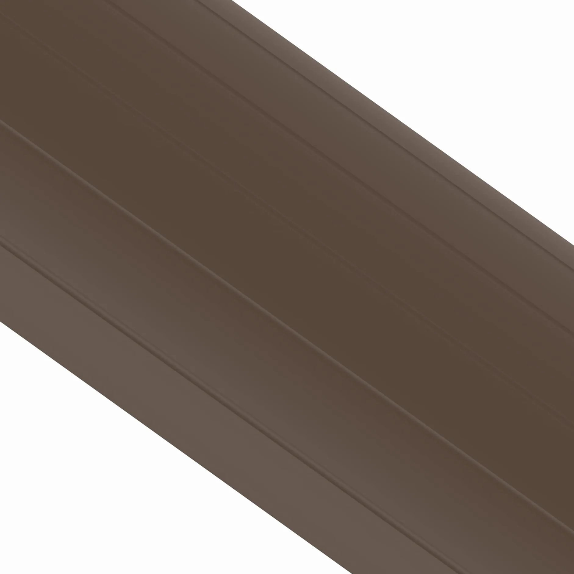 Habengut CC10081 prowadnica kabla podłogowego z PCW, brązowa, półokrągły mostek kablowy na maks. 3 kable/szerokość 7,5 cm, długość 1 m