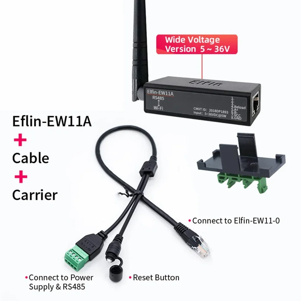 EW11A-0 Port szeregowy RS485 do WiFi Device Server Converter Modbus
