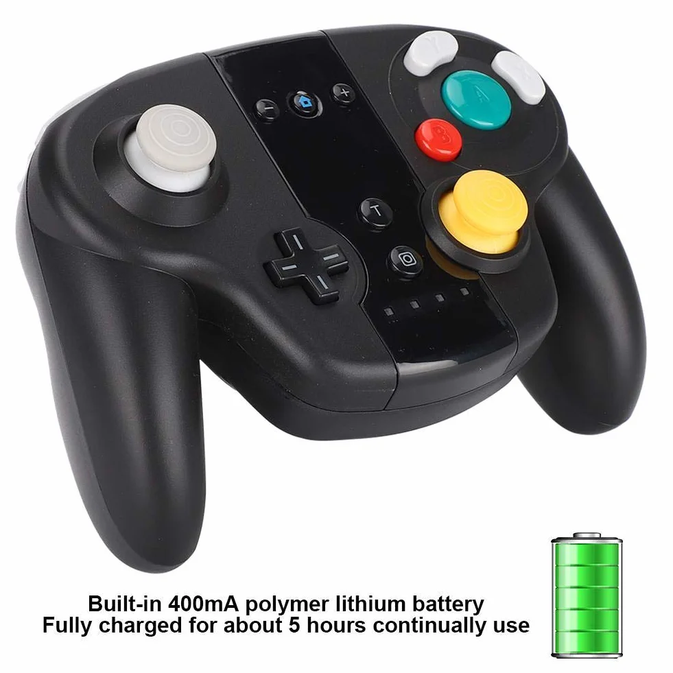 Exliy Kontroler do gier Bluetooth V3.0 Gamepad Ergonomiczny uchwyt do konsoli przełącznik Windows PC
