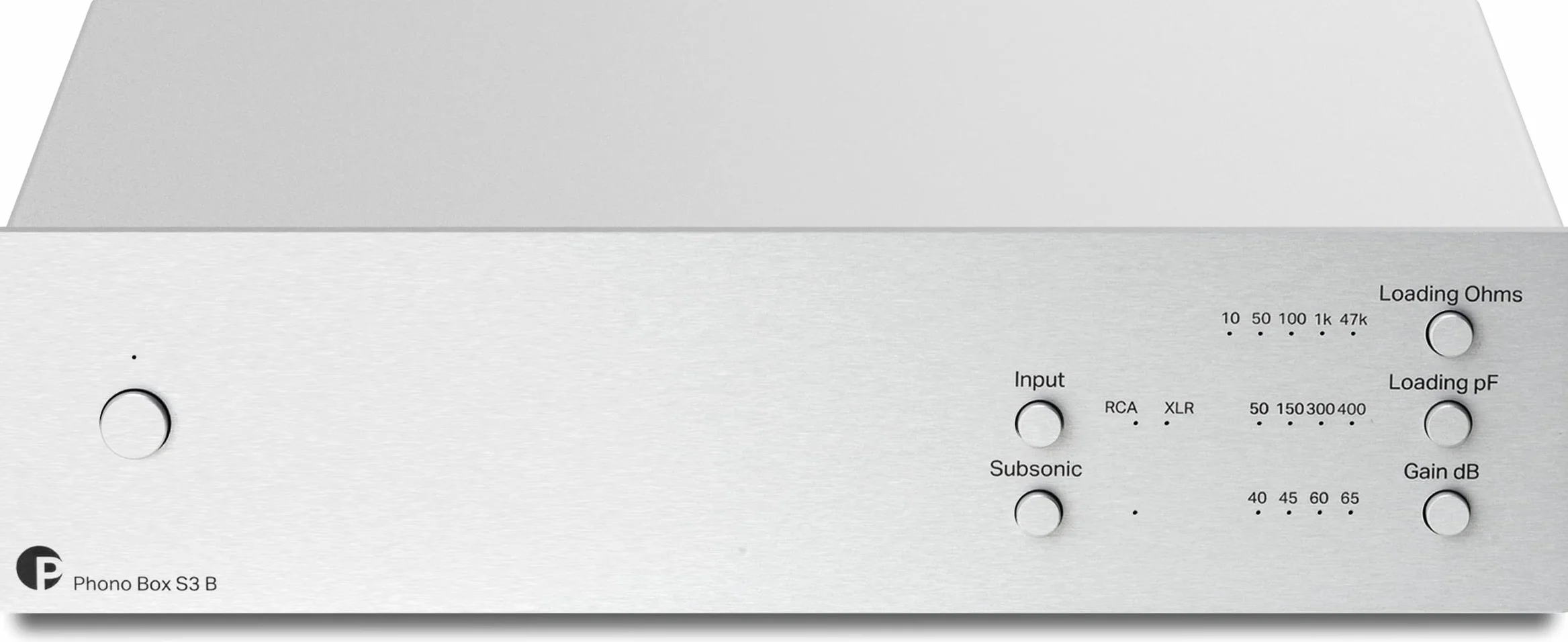 Phono Box S3 B symetryczny przedwzmacniacz audiofilowy srebrny